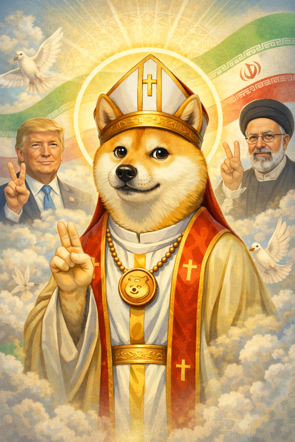 Pope Doge โ patron saint of PEACE